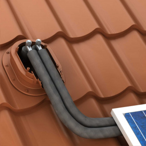 Element trecere cabluri solare Wirplast compatibil cu țiglă metalică