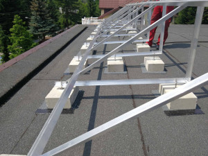 Structură fixare verticală 15 grade