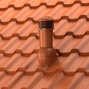 Coș de ventilație Ø 125 mm pentru țiglă metalică Carreta