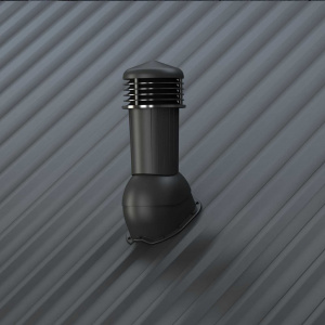 Conexiune interioară Ø 125 mm pentru racord flexibil sub tabla cutată H18