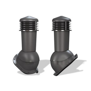Coșuri de ventilație Wirplast 125 mm în culori RAL asortate pentru tablă Click
