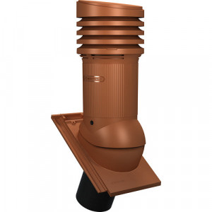 Coș ventilatie țiglă Creaton Domino EVO Ø 150 mm cărămiziu