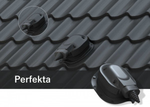 Element trecere conducte panou solar - țiglă metalică