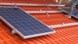 Suport panouri fotovoltaice țiglă beton