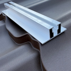 Profil Aluminiu 24.5 mm x 4,3 ml– Șină Montaj Panouri Fotovoltaice - Img 8