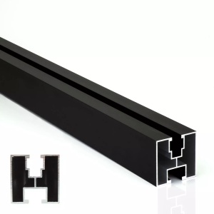 Profil Aluminiu NEGRU tip H