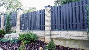 Șipcă dreaptă metalică gard finisaj Mat, 0,50 mm