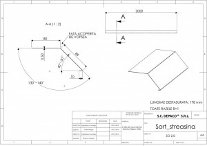 Sort streasina WTB, 2m x 178 mm, 0,5 mm MAT