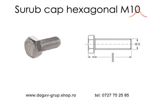 Șurub Cap Hexagonal INOX