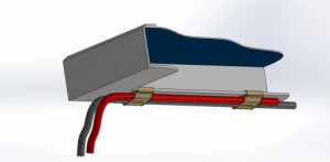 Clips metalic margine panou fotovoltaic