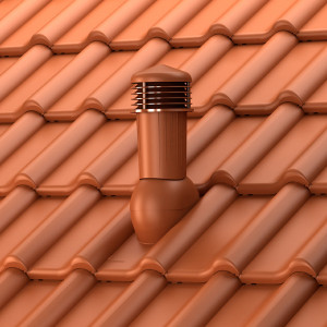 Sistem Wirplast de eliminare a condensului la exterior pentru coș ventilație 125 mm
