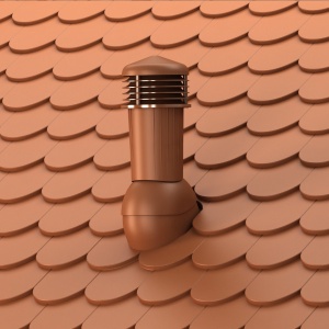 Capăt coș evacuare Wirplast 125 mm design optimizat flux aer