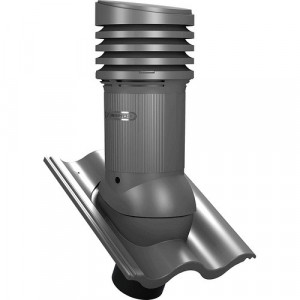 Coș ventilare aerisire țiglă Bramac Romana gri EVO Ø 125 mm