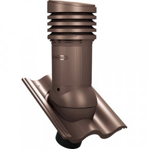 Coș ventilație Wirplast pentru țiglă Romana EVO Ø150 maro