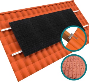 Structură aluminiu 40x40 kit 3 panouri