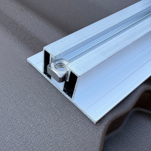 Profil Aluminiu 24.5 mm x 4,3 ml– Șină Montaj Panouri Fotovoltaice - Img 5