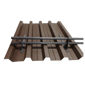 Set Parazapada cilindrica 2 ml cu 4 suporti tabla cutata, sandwich panel