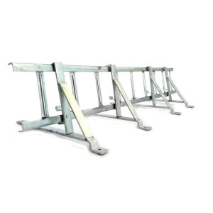 Set Parazăpadă Tip Grilaj ZINCAT 3m, Complet cu 4 Suporți pentru Țiglă Metalică