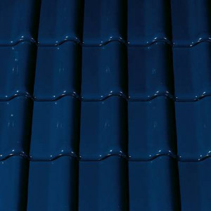 Tigla ceramica Creaton Futura, albastru inchis smaltuit Noblesse