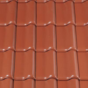 Tigla ceramica Creaton Futura, rosu cupru angoba