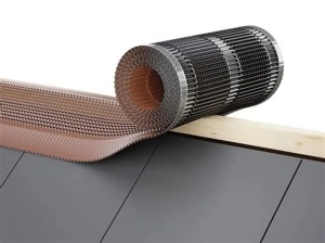 Bandă etanșare coamă 300 mm MICRO VENT Aluminiu pentru profil înalt beton