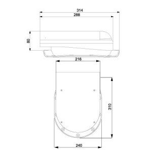 Element ventilație Rolling pentru țiglă metalică profil BILKA Romanic