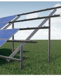 Kit Structură Montaj 10 Panouri Fotovoltaice pe SOL