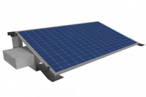 structură panouri fotovoltaice acoperiș plat 5 buc