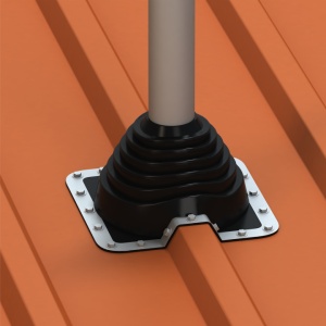 Manșon EPDM pentru etanșare străpungeri acoperiș tablă 63-102 mm