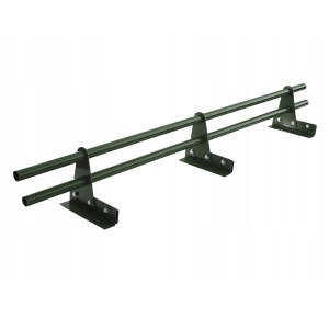 SET Parazapadă cilindrică 2 m + 3 suporți tablă fălțuită click retro panel