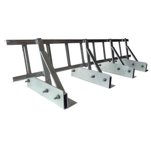 Set Parazăpadă Grilaj ZINCAT 3m cu 4 Suporți pentru Tablă Click și Fălțuită (Montaj Fără Gaurire)