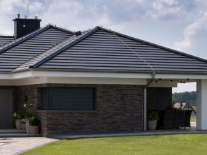 Tigla ceramica Creaton Simpla negru mat angoba