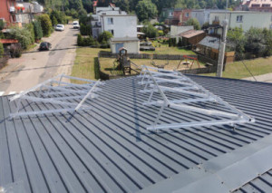 Suport panouri solare acoperiș plat rezistent la vânt