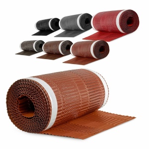 Rolă 5 metri bandă ventilare coamă profesională MICRO VENT 30 cm pentru constructori