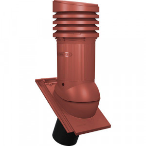 Coș ventilatie țiglă Creaton Domino EVO Ø 150 mm roșu