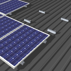 Kit Structură Completă pentru 4 Panouri Fotovoltaice – Montaj Acoperiș din Tablă Metalică Sistem 1.5-2 kW - Img 7