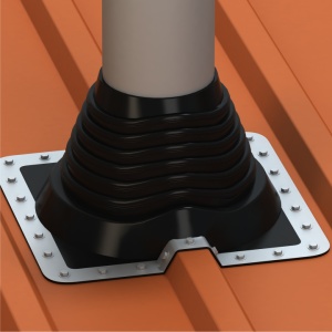 Manșon EPDM pentru etanșare treceri acoperiș tablă 127-229 mm