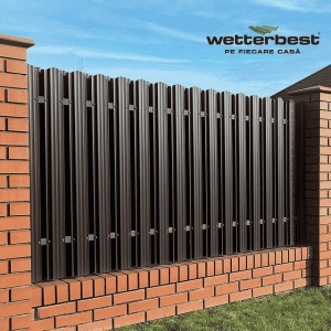 Șipcă Metalică Lucios 0,5mm Semirotundă Wetterbest – Garduri Moderne și Durabile - Img 3