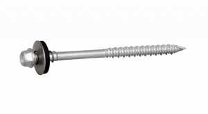 Șurub cu saiba 6,3/7 x 220 mm panou sandwich 100 buc metal/lemn