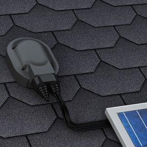 Detaliu garnitură EPDM flexibilă Ø5-47mm trecere cabluri șindrilă