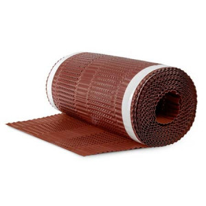Bandă ventilare coamă Micro Vent 30 cm x 5 m RAL 8012 castaniu