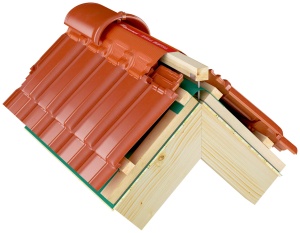 Finisaj premium bandă de coamă MICRO VENT 30 cm culoare antracit sau maro