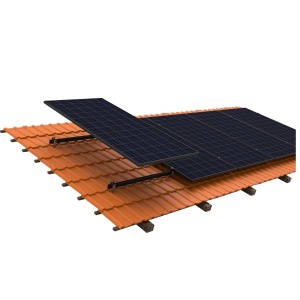 Sistem fixare panouri fotovoltaice aluminiu anodizat negru