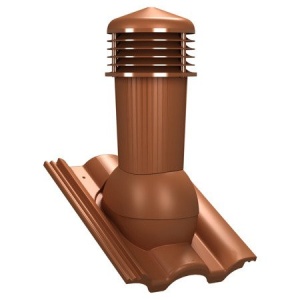 Coș ventilație Wirplast din polipropilenă tratată UV pentru țiglă de beton Adria