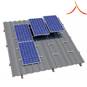 Kit MINI Rail montaj 75 panouri fotovoltaice acoperis metalic