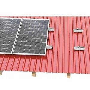 Kit Structură Completă pentru 9 Panouri Fotovoltaice – Montaj Acoperiș din Tablă Metalică (Sistem 4-4.5 kW)