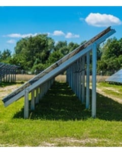 Structură aluminiu fotovoltaice lungime 50 metri 2x47