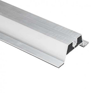 Profil Trapezoidal 40 mm x 3.1 m Aluminiu – Șină Montaj Panouri Fotovoltaice pe Tablă Cutată
