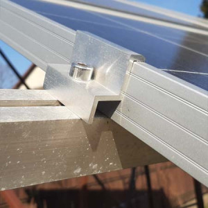 Clemă capăt aluminiu pentru ramă 30mm/35mm