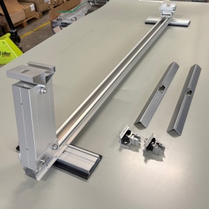 Suport montaj panouri fotovoltaice pe acoperiș plat, cu balast – aluminiu și inox - Img 3